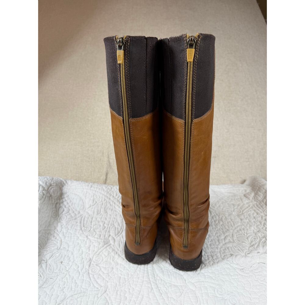 Teva Women's 8 Tan Afton Tall Leather Riding Outdoor Boots Equestrian Style - Picture 7 of 11